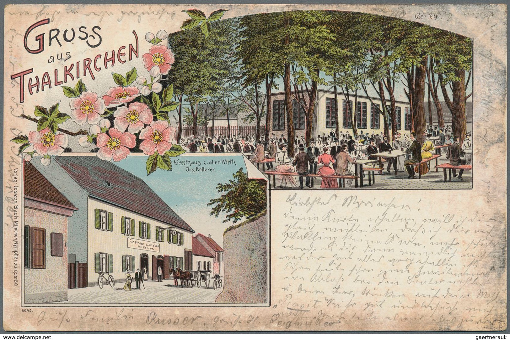 Ansichtskarten: Bayern: MÜNCHEN, Stadtteile, 26 Historische Lithographien Mit Zahlreichen Gastronomi - Autres & Non Classés