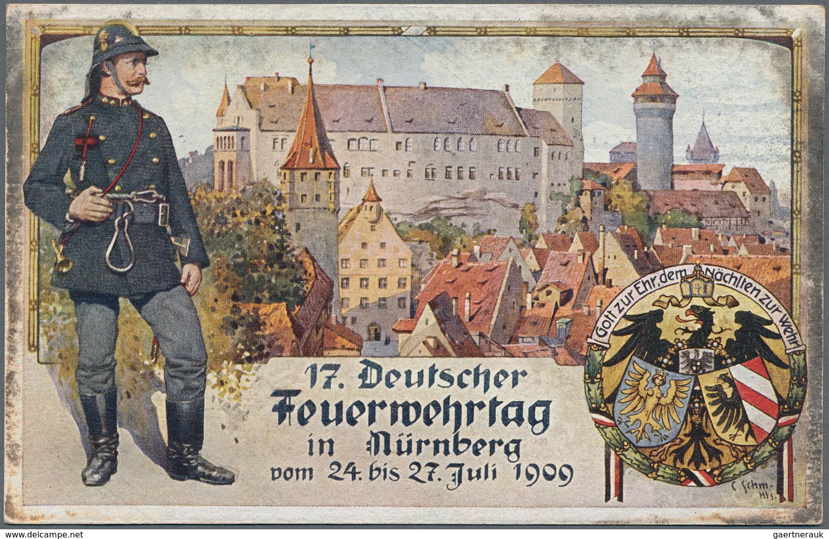 Ansichtskarten: Bayern: NÜRNBERG (8500): 1897/1926 Ca., Feste, Veranstaltungen & Ereignisse, Sammlun - Autres & Non Classés