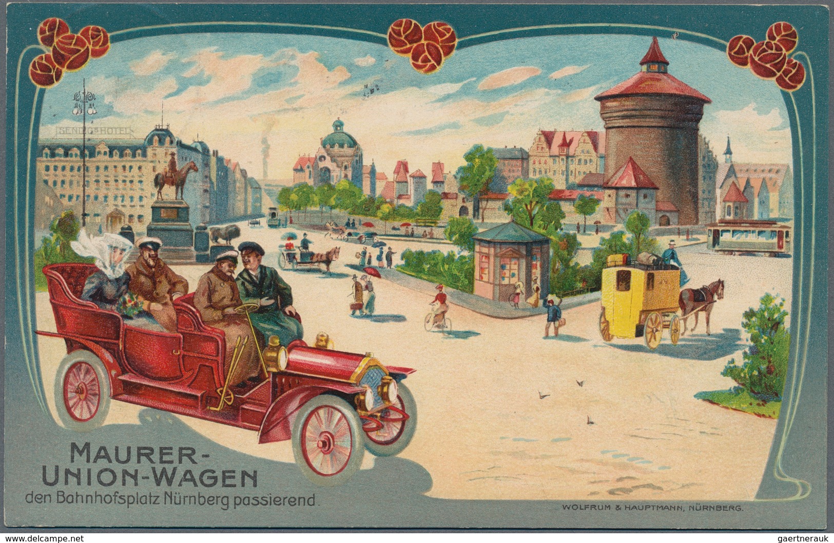 Ansichtskarten: Bayern: NÜRNBERG (8500): 1899/1930 Ca., Firmenwerbung, Sammlung Von über 60 Reklame- - Autres & Non Classés