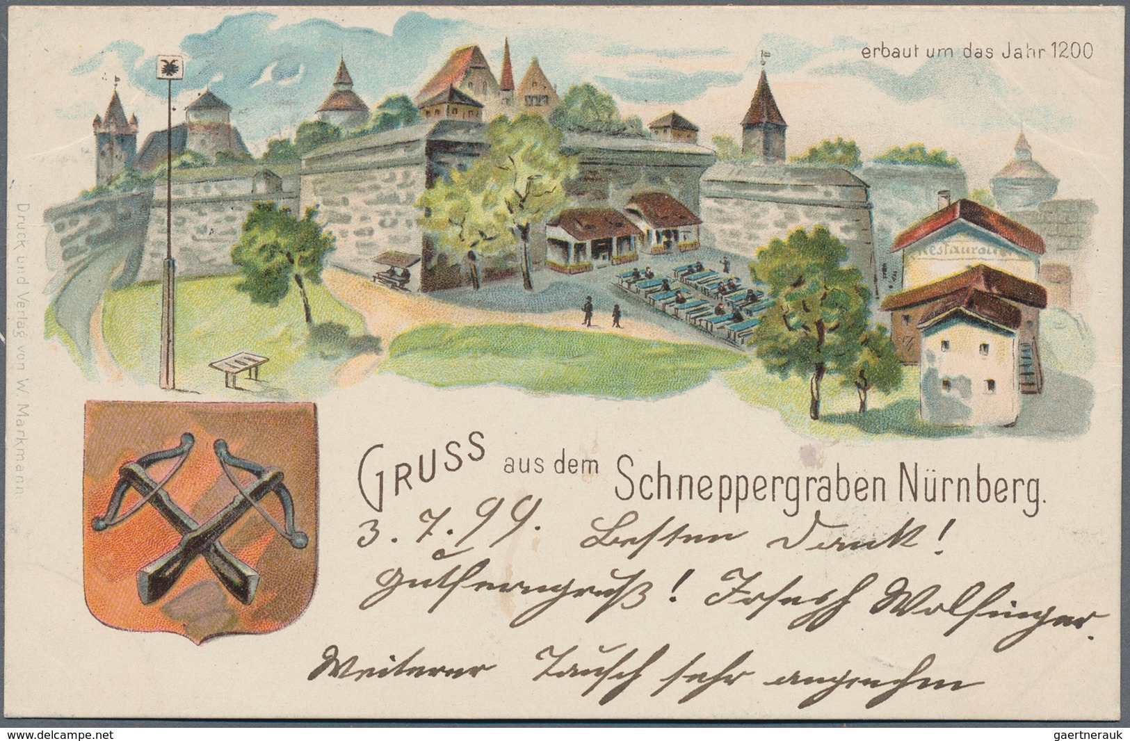 Ansichtskarten: Bayern: NÜRNBERG (8500): 1900/1930 Ca., Stadtmauer & Stadttore, Sammlung Von Ca. 100 - Other & Unclassified