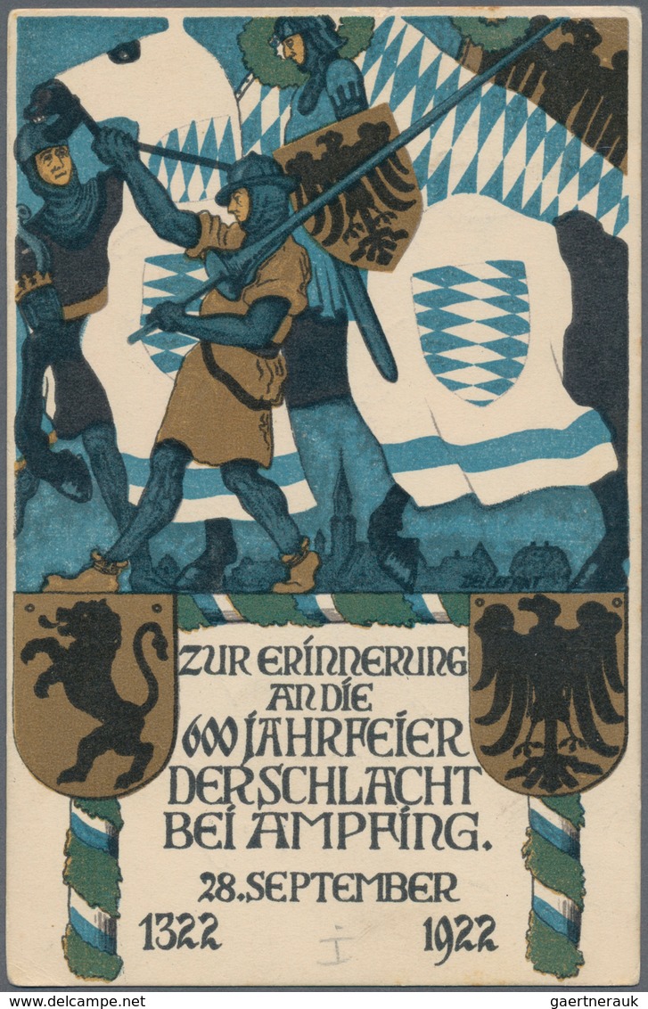 Ansichtskarten: Bayern: OBERBAYERN Ohne München, Kleine Schachtel Mit 98 Nur Besseren Historische An - Autres & Non Classés