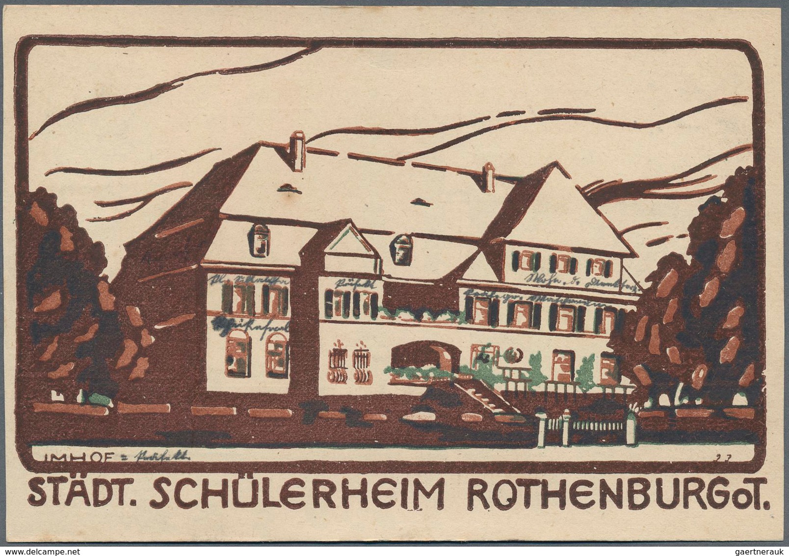 Ansichtskarten: Bayern: ROTHENBURG OB DER TAUBER (alte PLZ 8803), Prachtvolles Lot Mit 10 Hochwertig - Autres & Non Classés