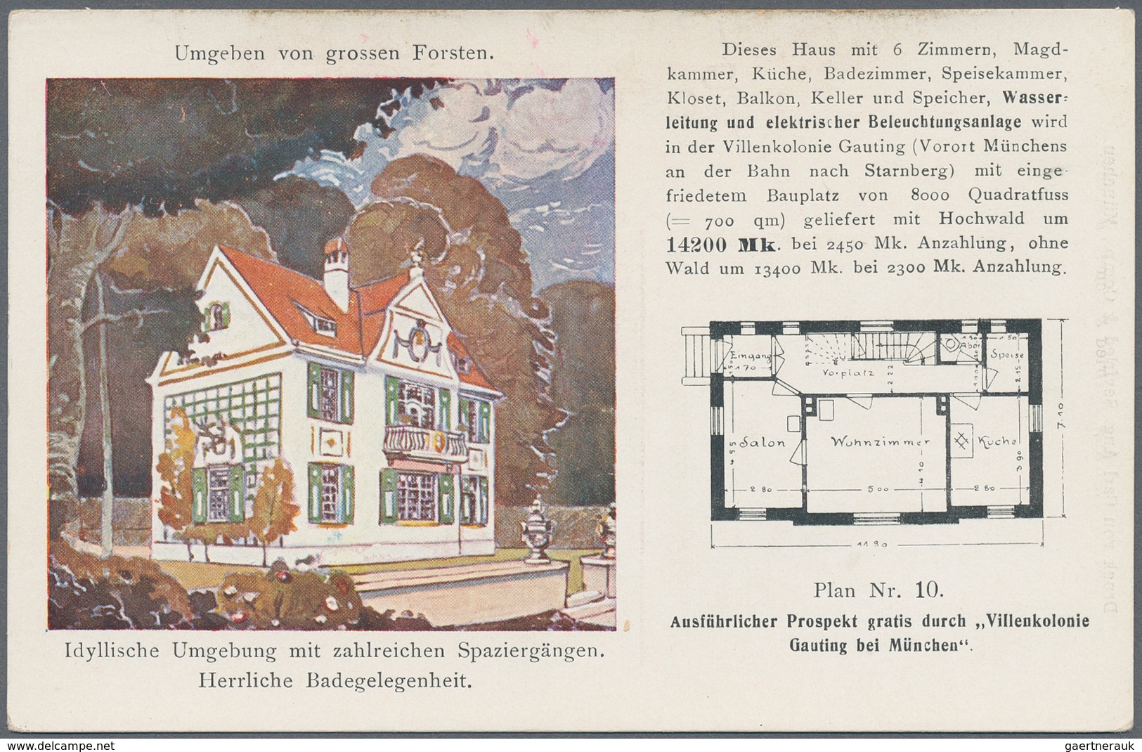 Ansichtskarten: Bayern: STARNBERGERSEE Und Umgebung (alte PLZ 803 Und 813), Kleine Auswahl An 18 His - Autres & Non Classés