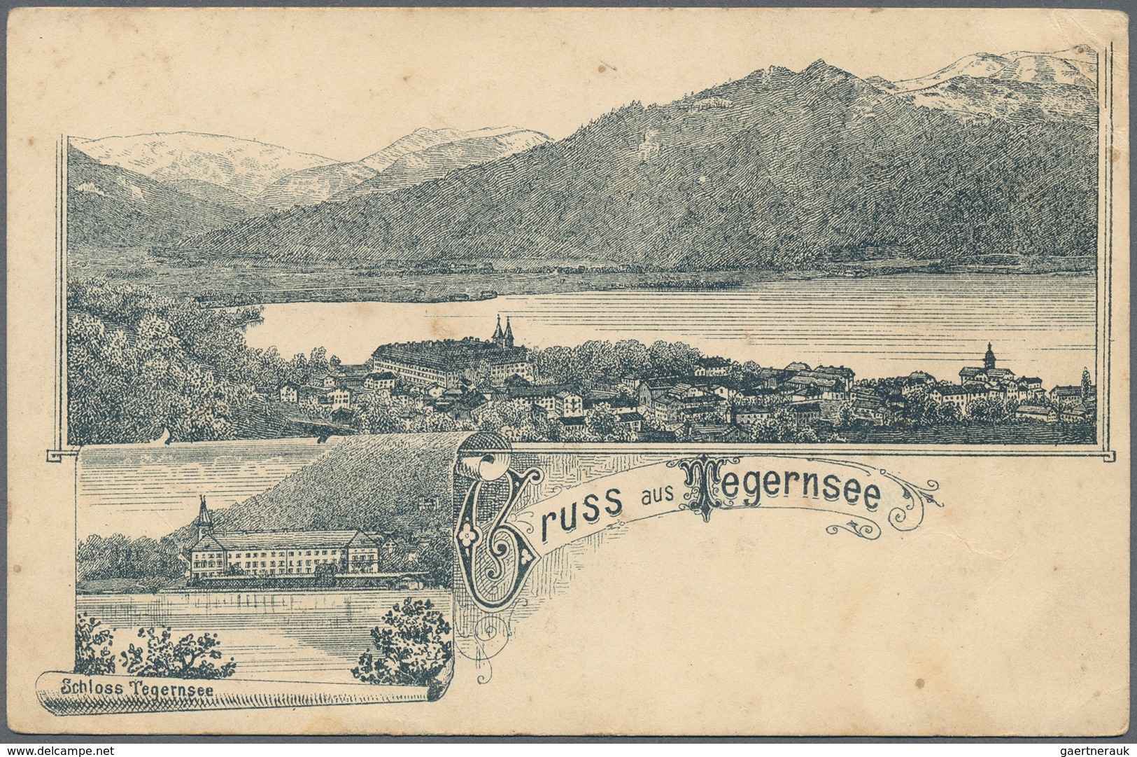 Ansichtskarten: Bayern: TEGERNSEER TAL (alte PLZ 818), Kleines Lot Mit 15 Historischen Ansichtskarte - Autres & Non Classés