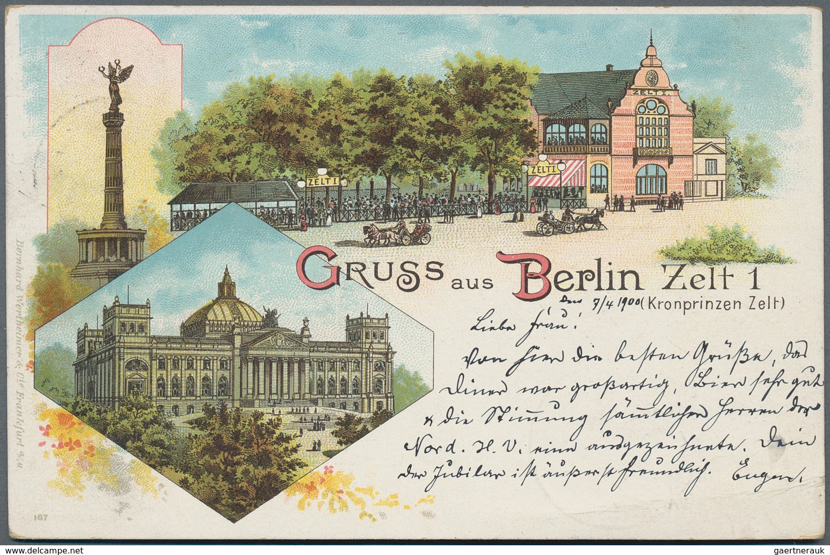 Ansichtskarten: Berlin: BEZIRK MITTE TIERGARTEN, Gut 70 Historische Ansichtskarten Ab Ca. 1900 Bis I - Autres & Non Classés