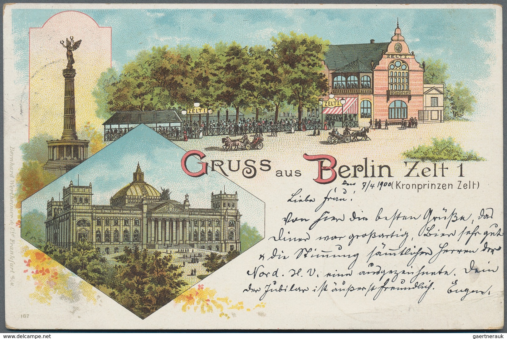 Ansichtskarten: Berlin: BEZIRK MITTE TIERGARTEN, Gut 70 Historische Ansichtskarten Ab Ca. 1900 Bis I - Other & Unclassified