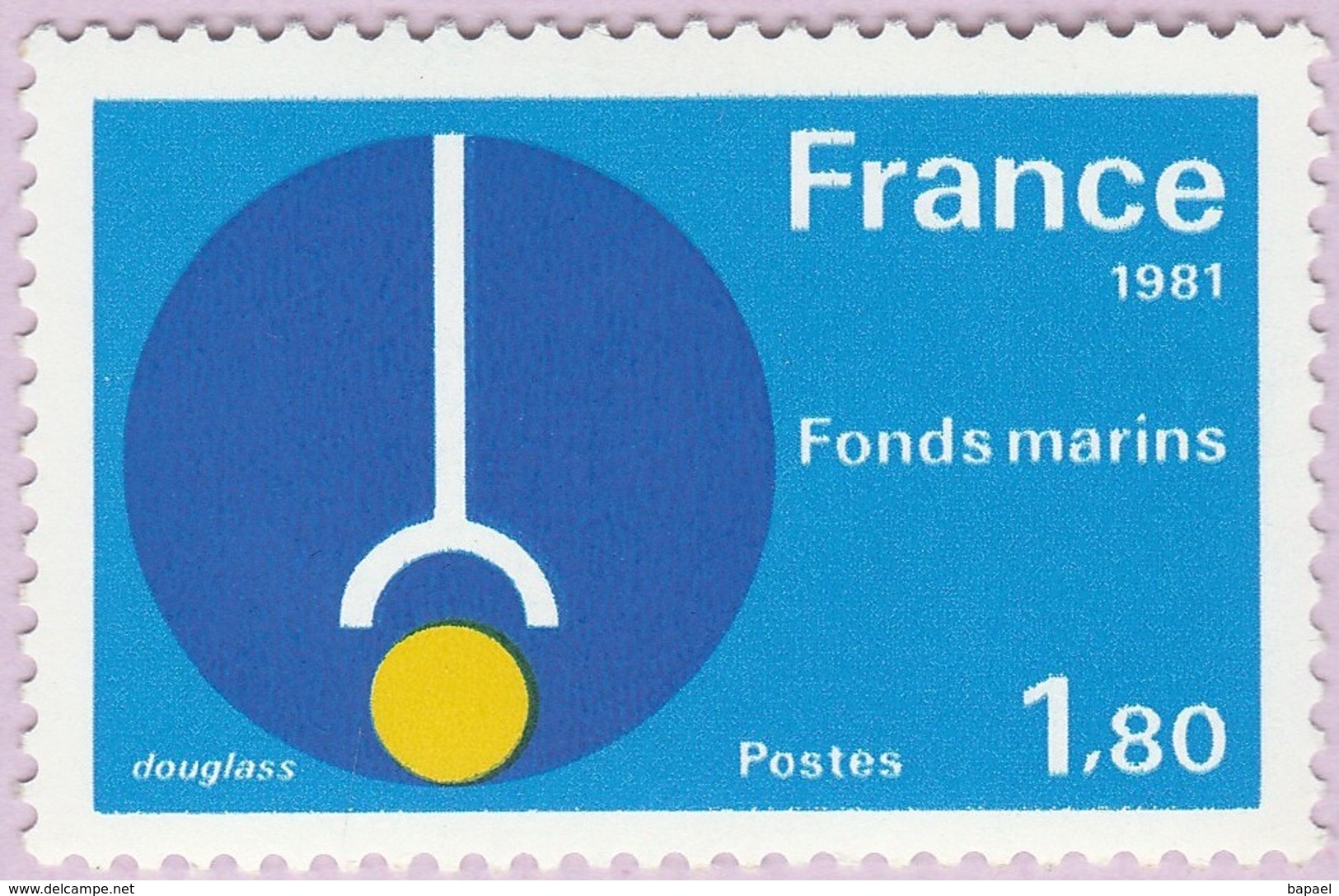 N° Yvert & Tellier 2129 - Timbre De France (Année 1981) - MNH - Fonds Marins (Recherche Dépôts Pélagiques) - Nuovi