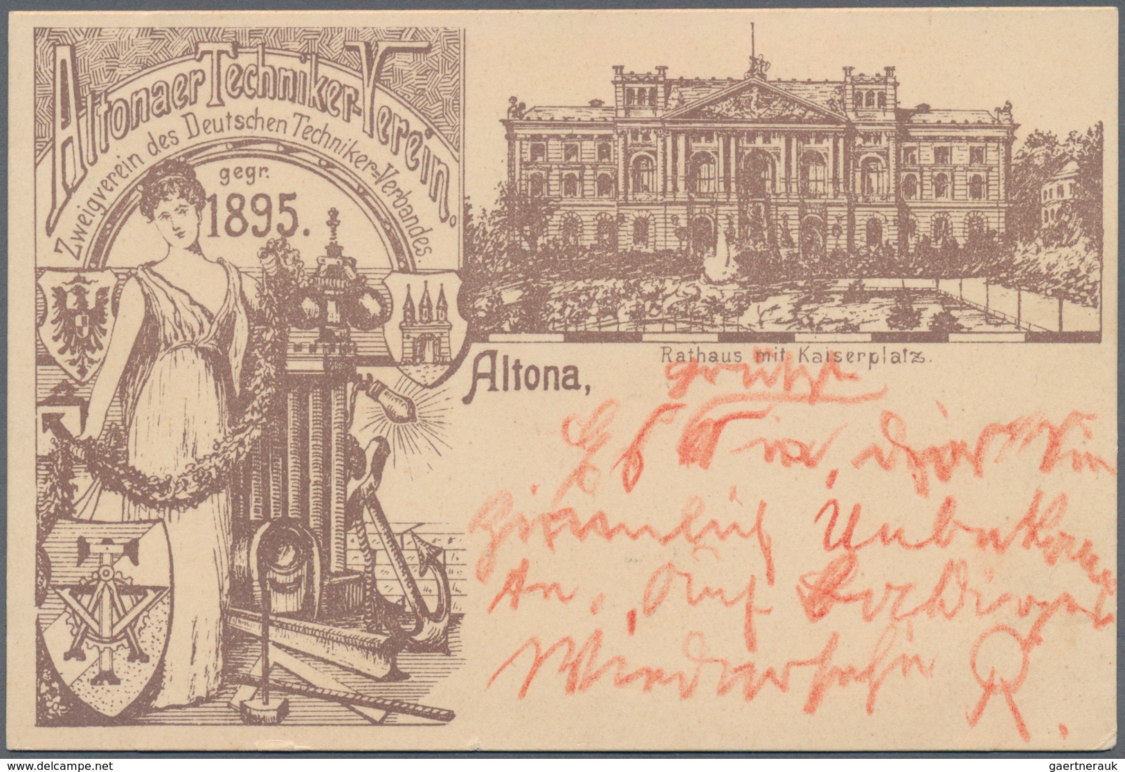 Ansichtskarten: Hamburg: ALTONA, Hochwertige Zusammenstellung Mit 25 Historischen Ansichtskarten Aus - Other & Unclassified
