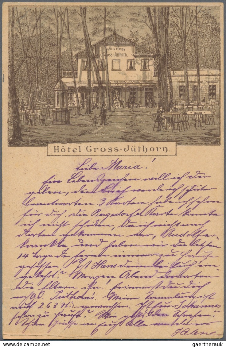 Ansichtskarten: Hamburg: STADTTEILE, 11 Historische Ansichtskarten Aus Den Jahren 1889 Bis Ca. 1930 - Other & Unclassified