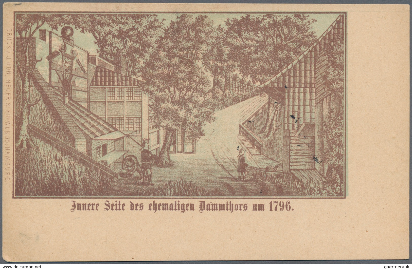 Ansichtskarten: Hamburg: VORLÄUFER, 11 Interessante Vorläuferkarten Aus Den Jahren 1889/1892, Gebrau - Sonstige & Ohne Zuordnung