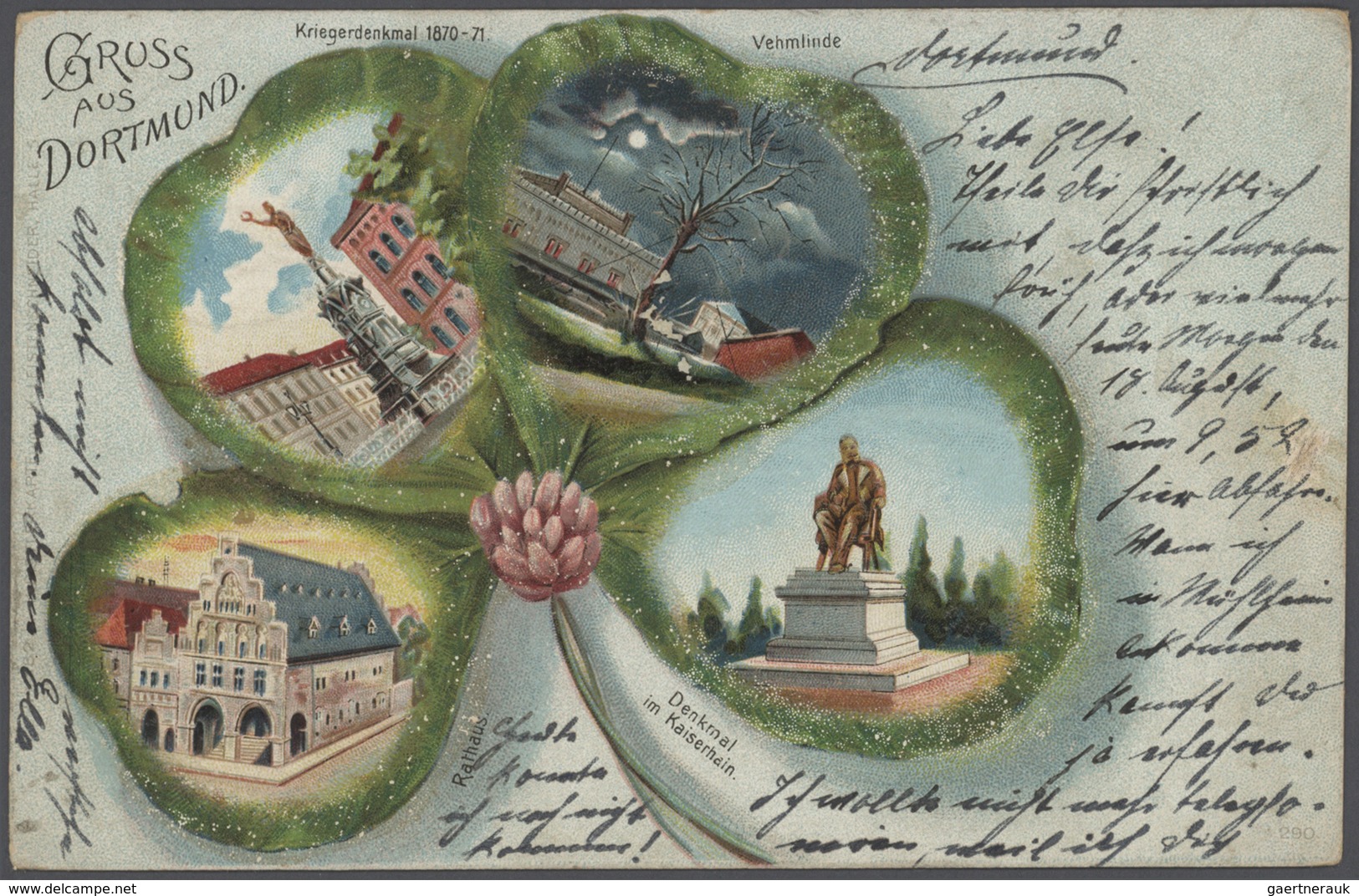 Ansichtskarten: Nordrhein-Westfalen: DORTMUND, Konvolut Von Ca. 360 Ansichtskarten Aus Ca. 1900/50, - Autres & Non Classés