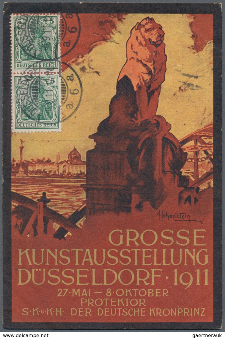 Ansichtskarten: Nordrhein-Westfalen: DÜSSELDORF (alte PLZ 4000), Kleine Partie Mit 9 Düsseldorfer Au - Autres & Non Classés