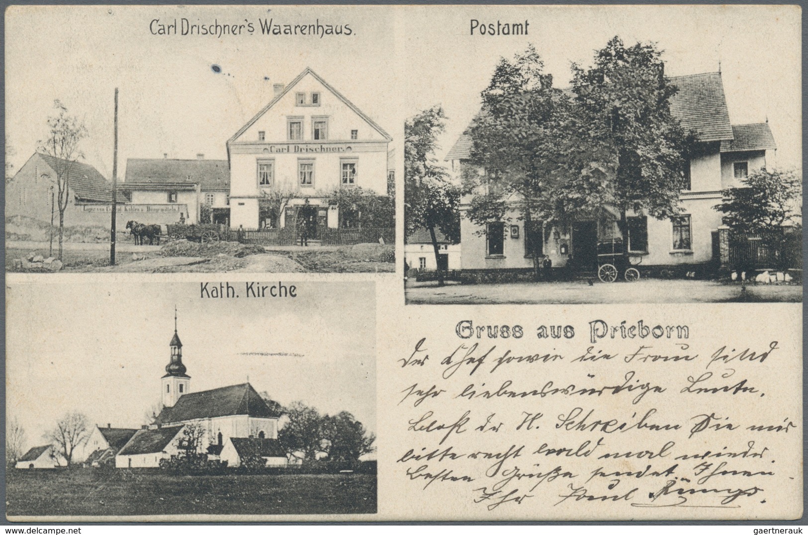 Ansichtskarten: Ehemalige Ostgebiete: 1899-1940, Partie Mit Rund 450 Zumeist Gebrauchten Karten, Dab - Schlesien