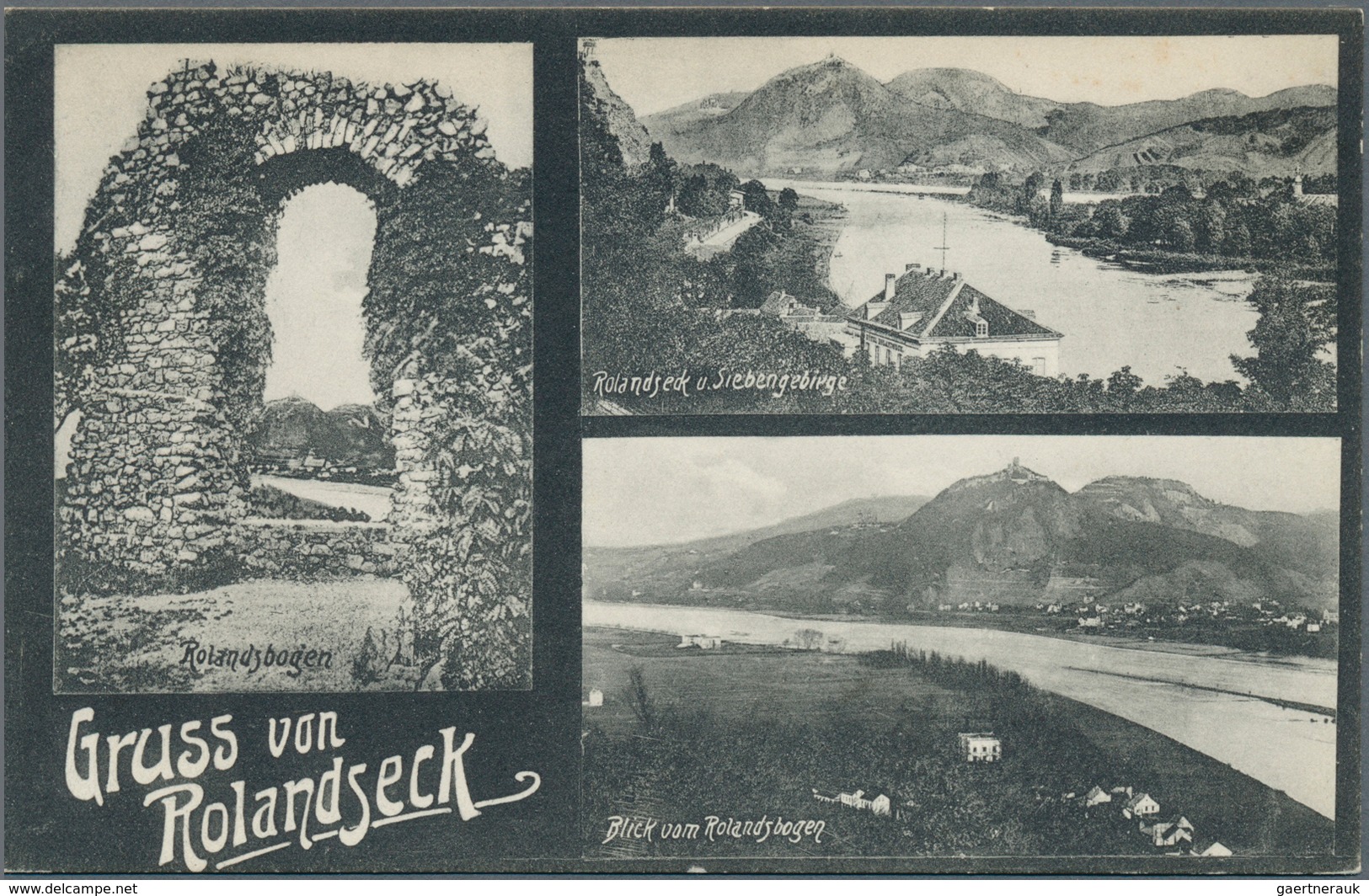 Ansichtskarten: Rheinland-Pfalz: ROLANDSECK Bei REMAGEN (alte PLZ 5480), Schachtel Mit Gut 300 Histo - Autres & Non Classés