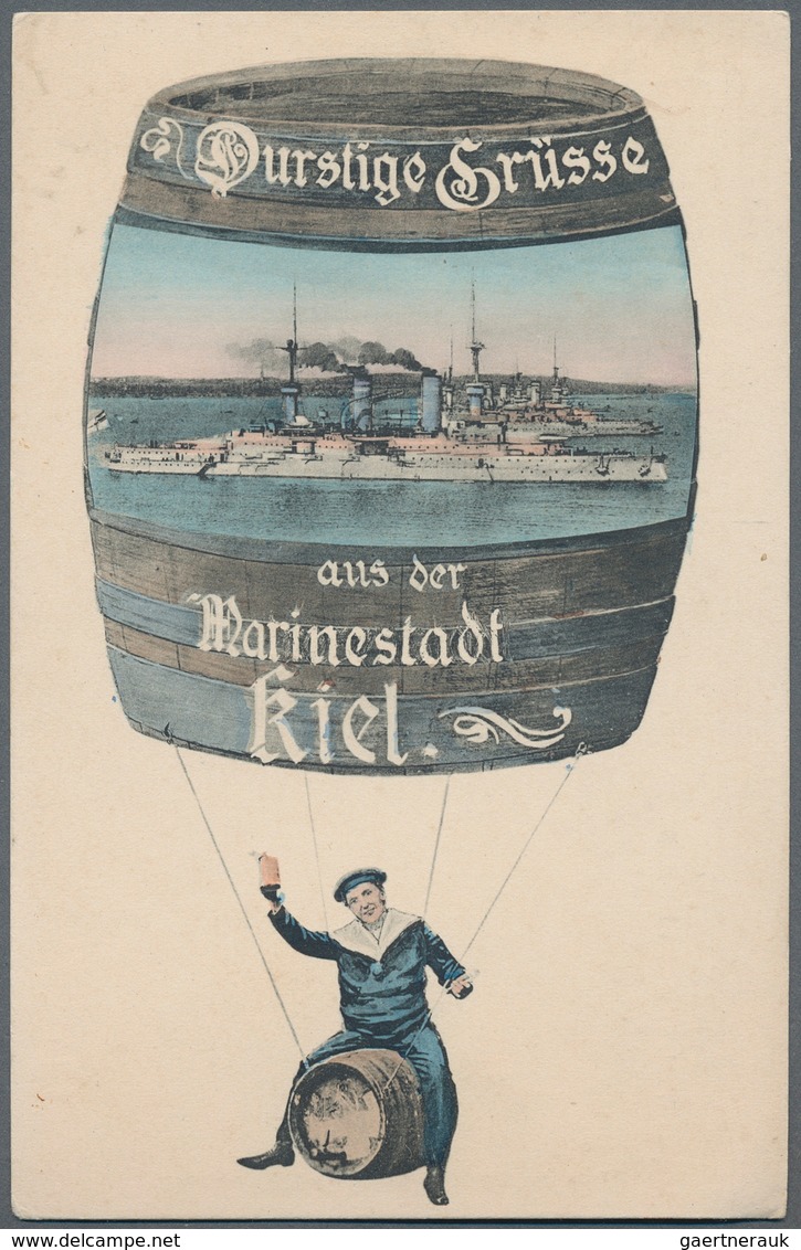 Ansichtskarten: Schleswig-Holstein: PRACHTPOSTEN, Schachtel Mit Gut 100 Historischen Ansichtskarten - Other & Unclassified