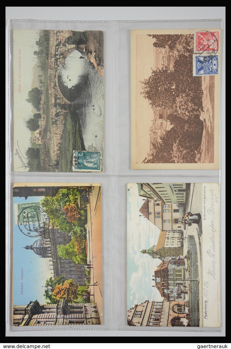 Ansichtskarten: Lot Of Ca. 340 Picture Postcards, Mostly Period 1905-1920 Of Various, Mostly Europea - 500 CP Min.