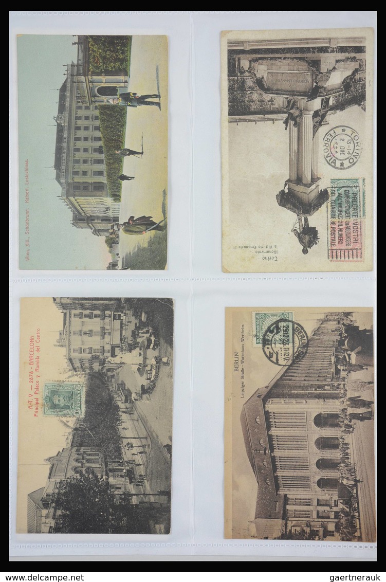 Ansichtskarten: Lot of ca. 340 picture postcards, mostly period 1905-1920 of various, mostly Europea