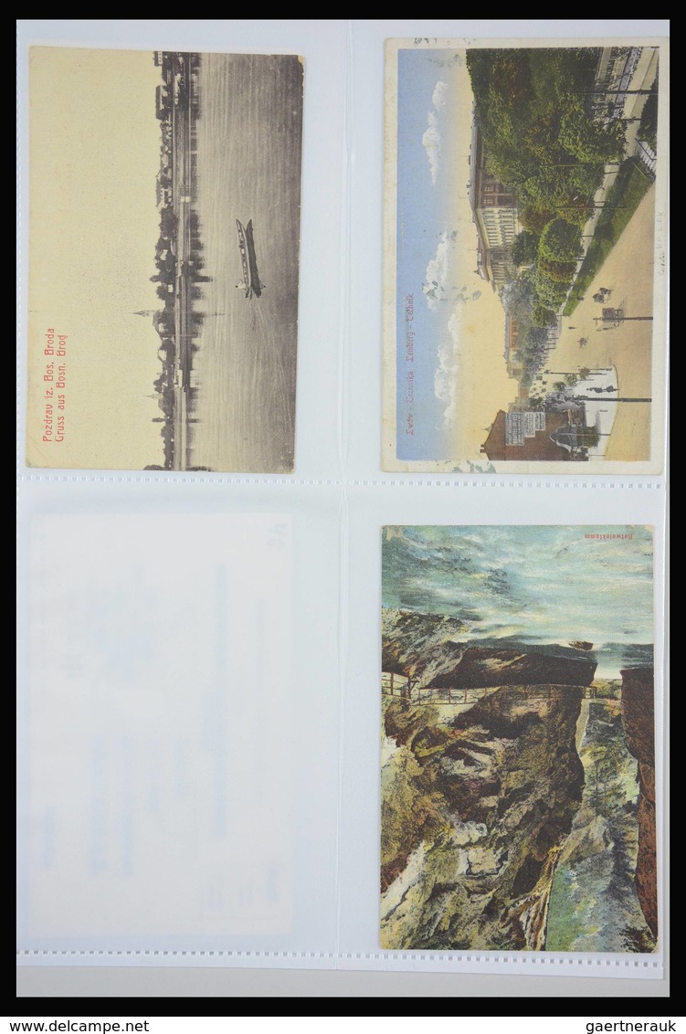 Ansichtskarten: Lot of ca. 340 picture postcards, mostly period 1905-1920 of various, mostly Europea