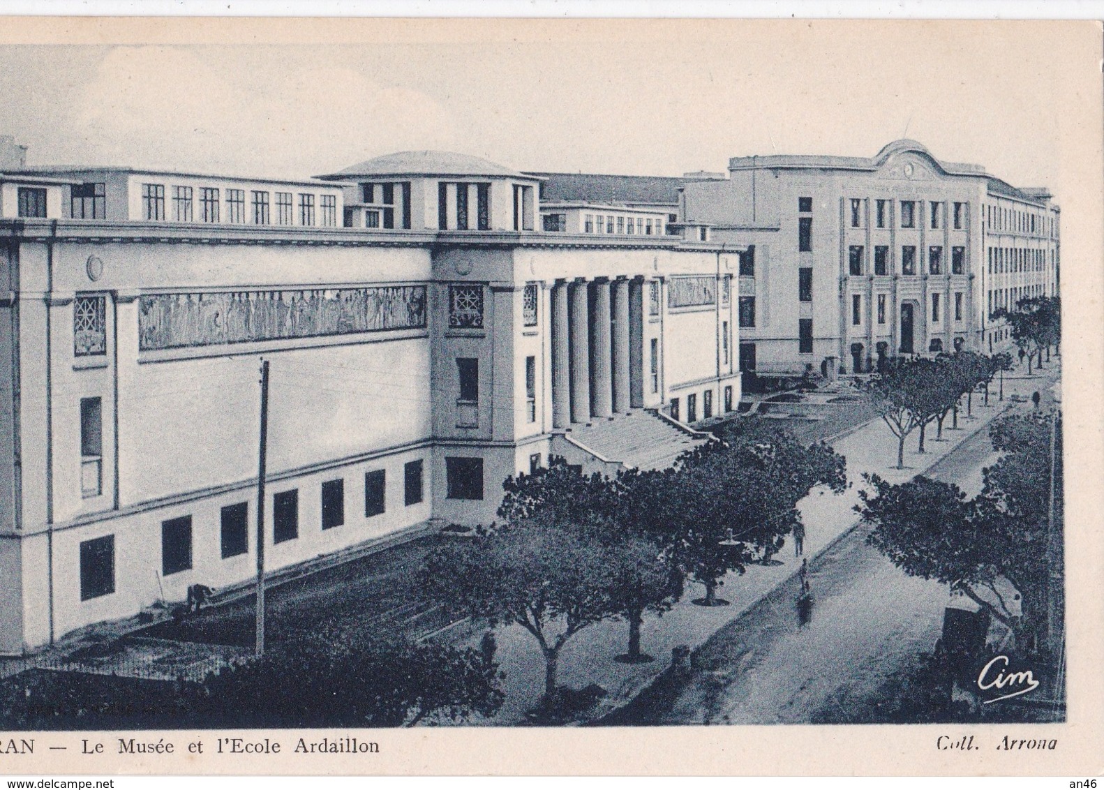 ORAN LE MUSEE ET L'ECOLE ARDAILLON    AUTENTICA 100% - Oran