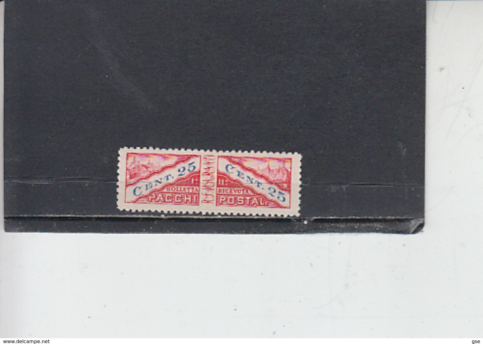 SAN MARINO  1928 - Sassone  P 4  (nuovo) - Pacchi Postali - Parcel Post Stamps