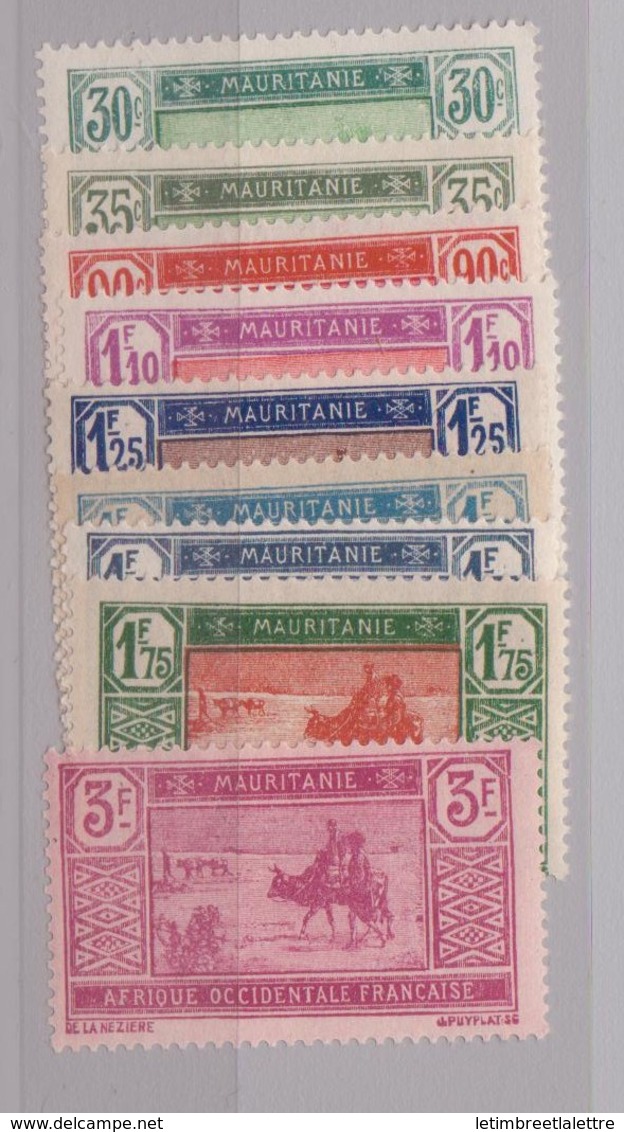 Mauritanie N° 57 à 61** - Neufs