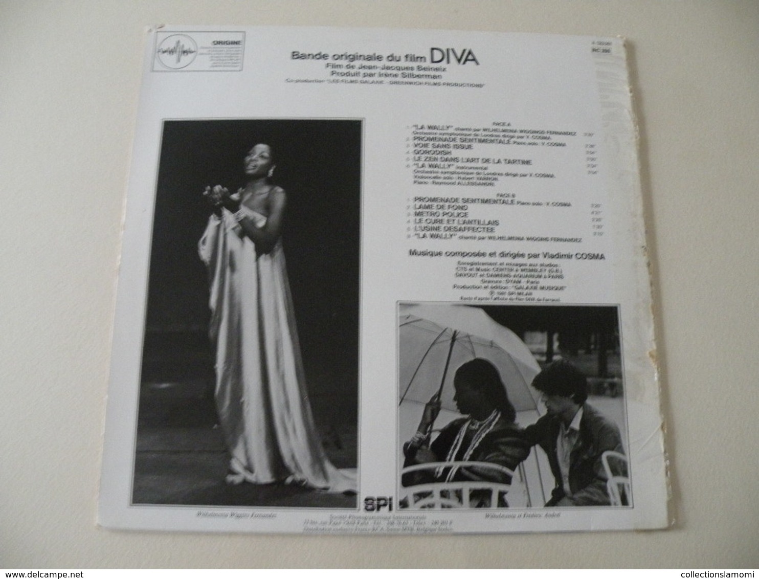 Musique Originale Du Film Diva - (Titres Sur Photos) - Vinyle 33 T LP - Musique De Films