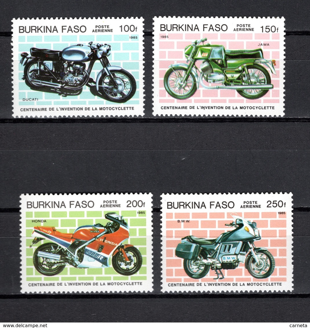 BURKINA FASO PA   N° 290 à 293  NEUFS SANS CHARNIERE  COTE  8.00€  MOTO  MOTOCYCLETTE - Burkina Faso (1984-...)
