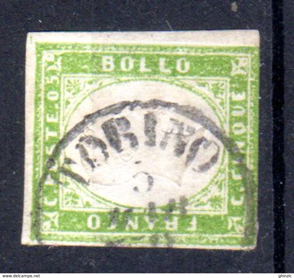 REGNO  VITTORIO  EMANUELE II   1861  5 Cent.  USATO - Usati