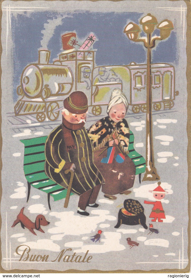 AUGURI FESTE - Buon Natale - Merry Christmas - Feliz Navidad - Joyeux Noël - Frohe Weihnachten - Allegoria Treno-1967 - Altri & Non Classificati