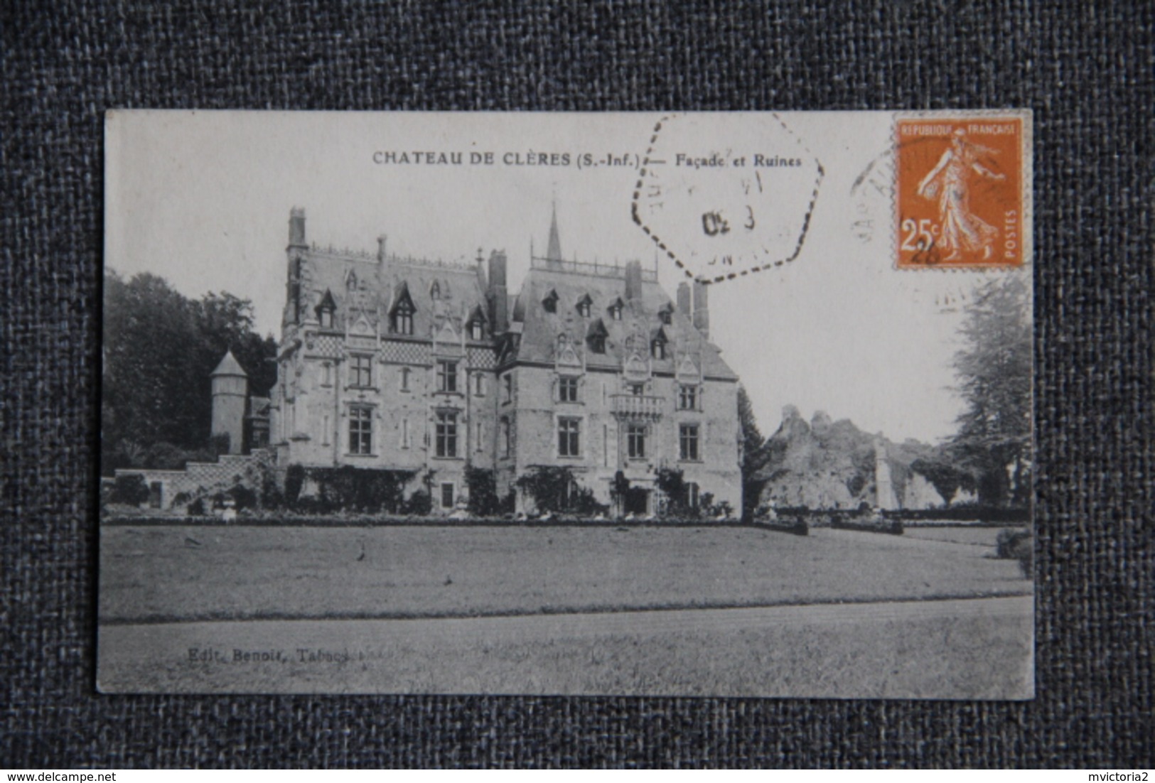 Château De Clères - Façade Et Ruines. - Clères