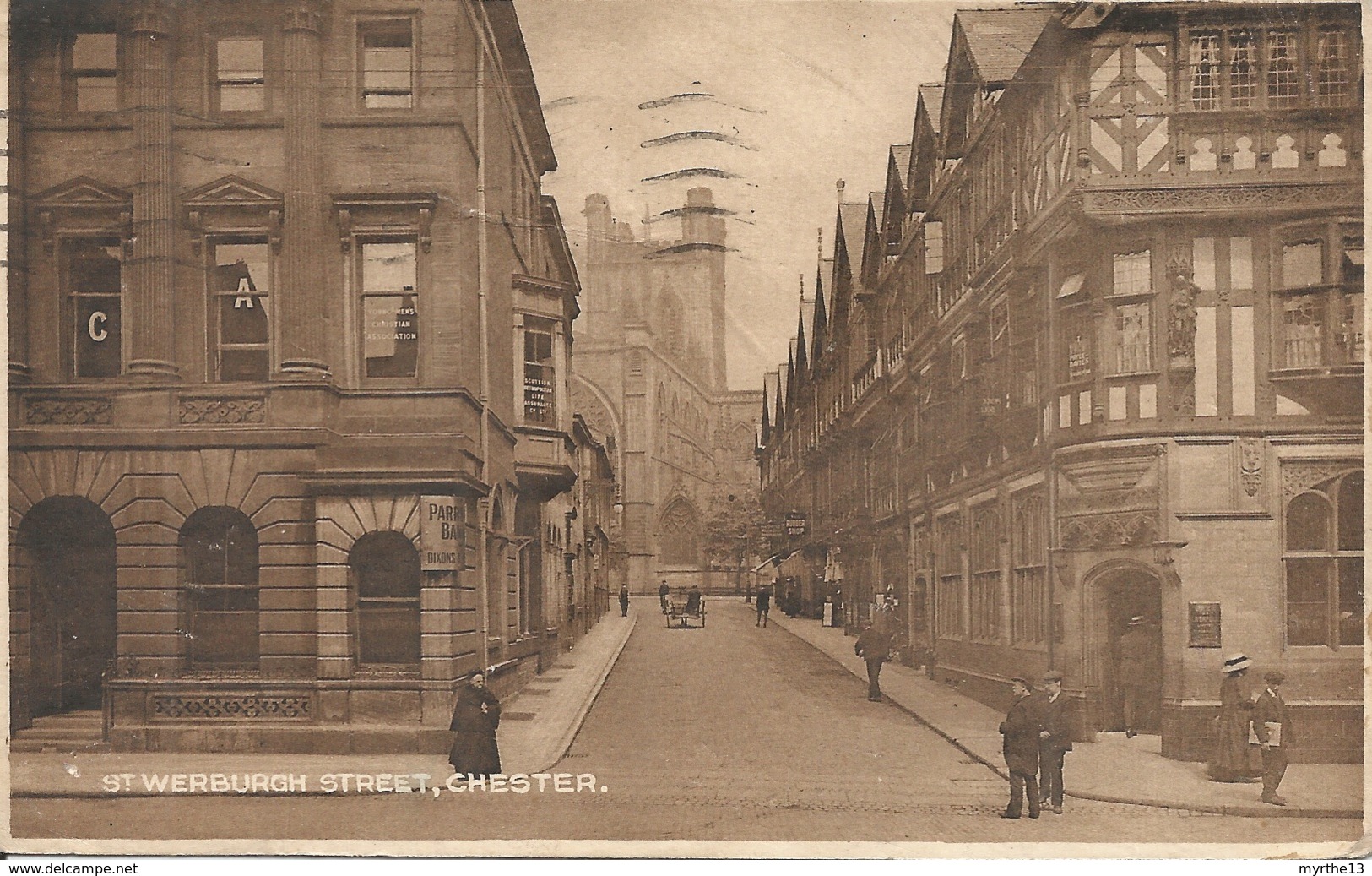 CPA ANGLETERRE CHESTER  ST WERBURGH STREET - Chester