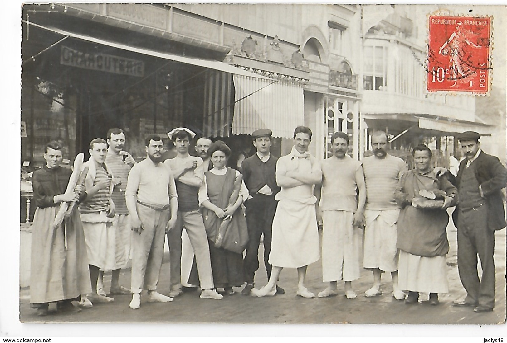 PARIS - A Déterminer - Charcuterie Début 1900 - Carte Photo  -  L 1 - Magasins