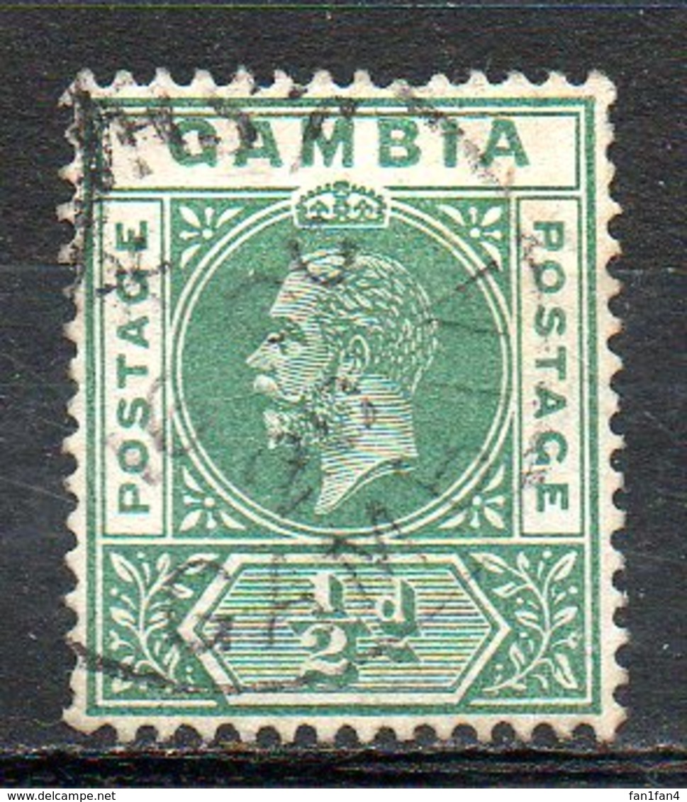 GAMBIE - (Colonie Britannique) - 1912-22 - N° 66 Et 67 - 1/2 P. Vert Et 1 P. Rouge - (George V) - Gambie (...-1964)