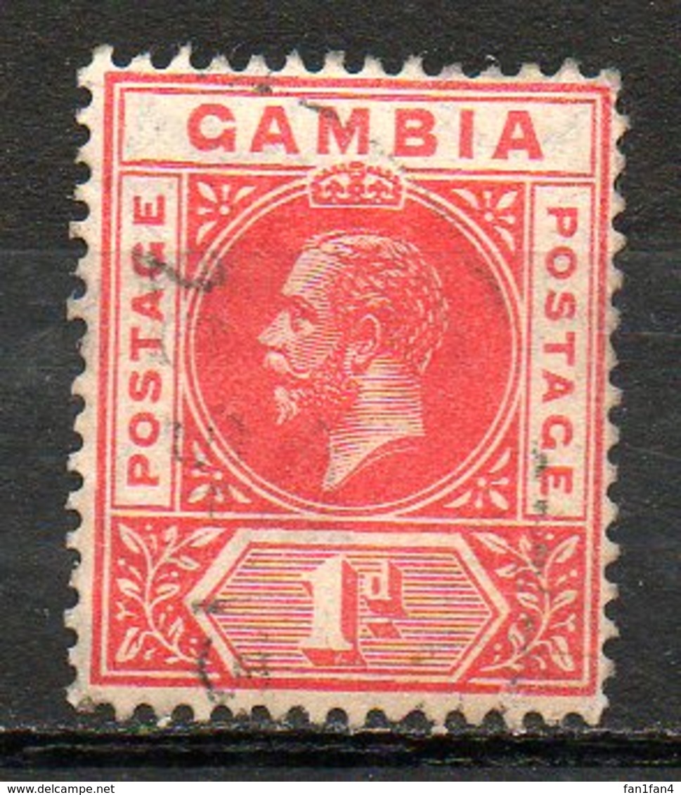 GAMBIE - (Colonie Britannique) - 1912-22 - N° 66 Et 67 - 1/2 P. Vert Et 1 P. Rouge - (George V) - Gambie (...-1964)