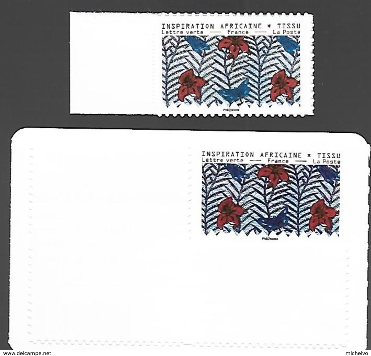 France 2019 - Yv N° A1660 ** Inspiration Africaine - Tissu (ADHESIF PRO Et 1 Exemplaire Du Carnet) - Other & Unclassified