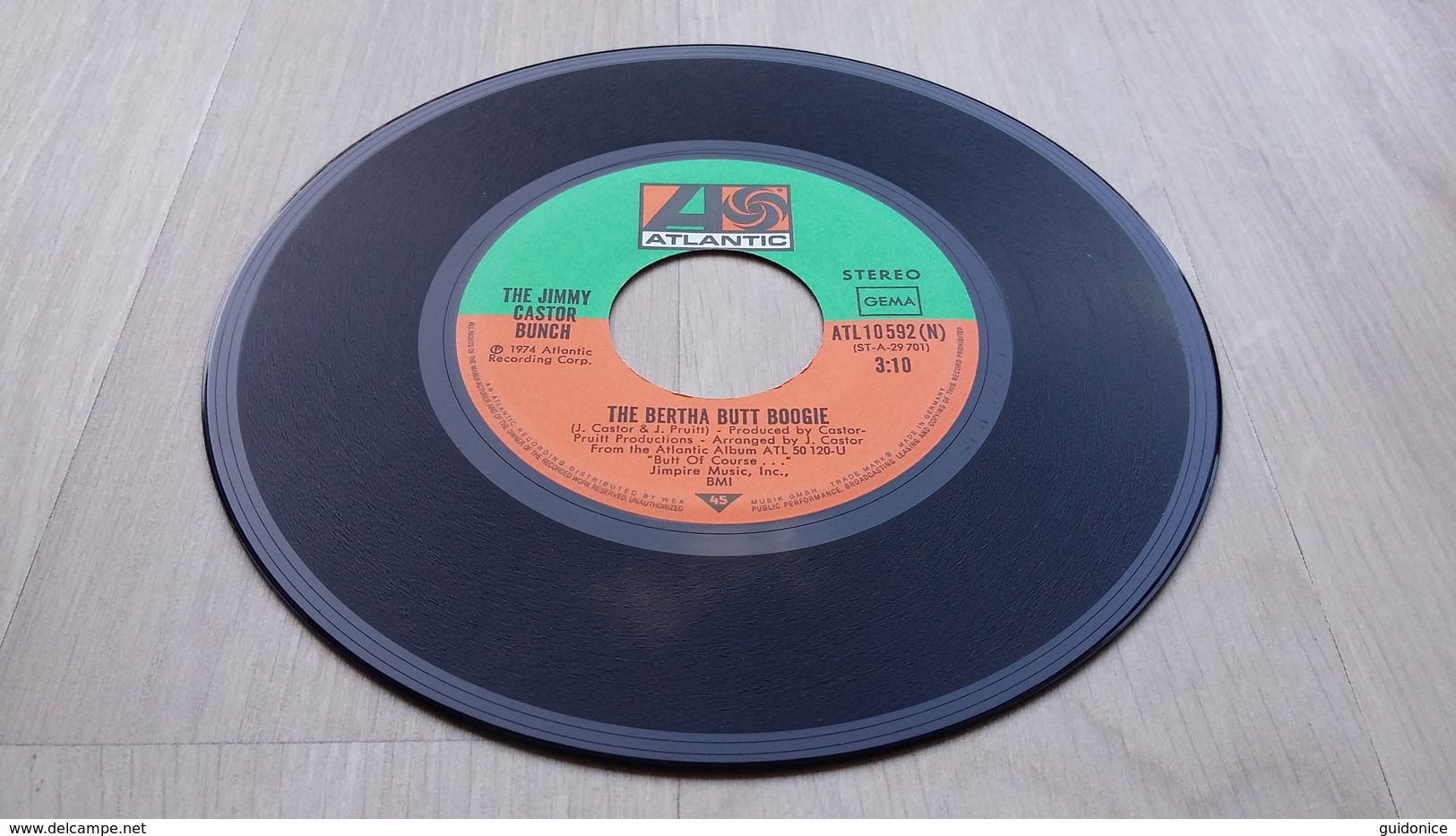 The Jimmy Castor Bunch - Bertha Butt Boogie - Vinyl-Single - Soul - R&B