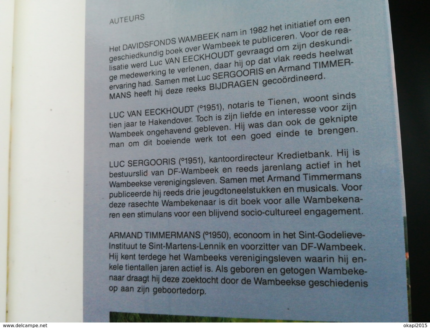 WAMBEEK BIJDRAGEN TOT DE GESCHIEDENIS BOEK LIVRE  JARIG 1993 RÉGIONALISME BELGIË BELGIQUE BRABANT FLAMAND  TERNAT