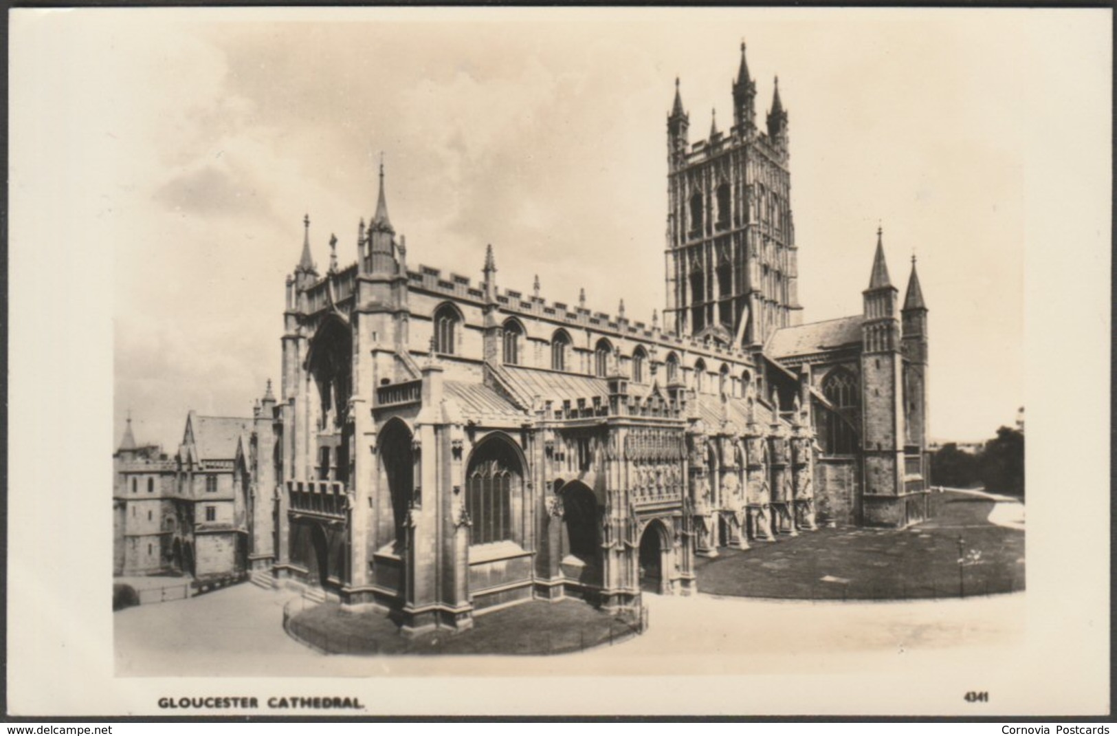 Gloucester Cathedral, Gloucestershire, C.1950 - Photochrom RP Postcard - Gloucester