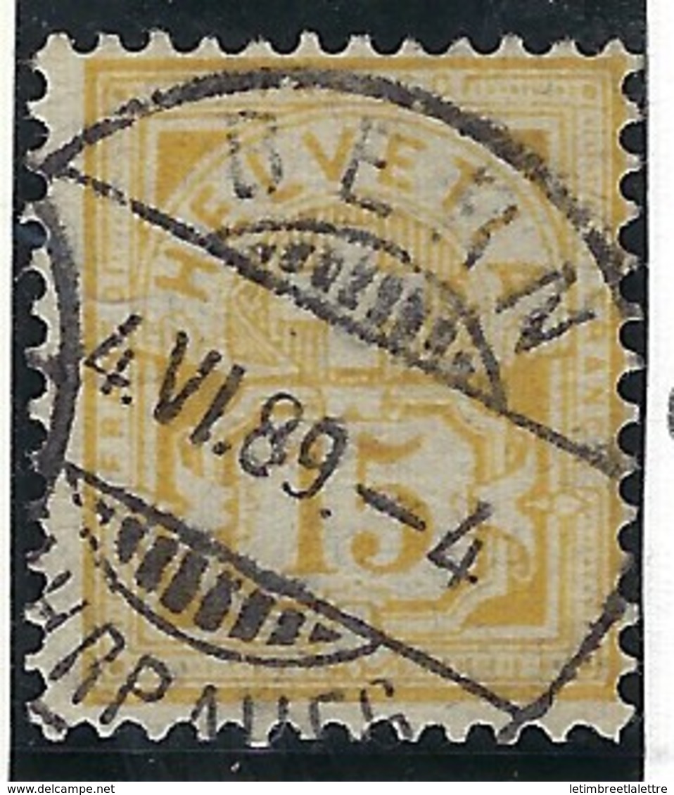 ⭐ Suisse - YT N° 69 - Oblitéré - 1882 / 1899 ⭐ - Used Stamps
