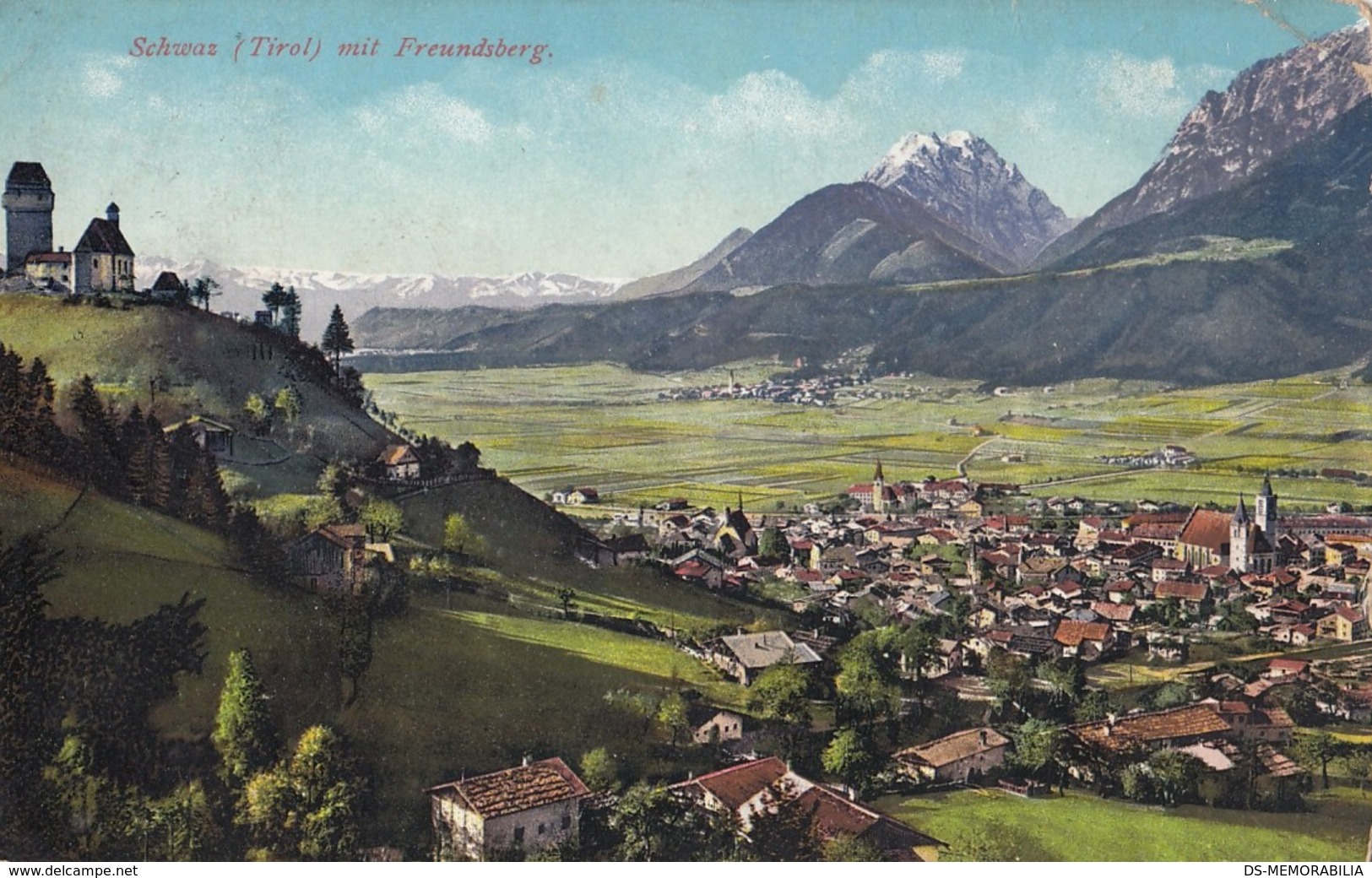 Schwaz Mit Freundsberg 1914 - Schwaz