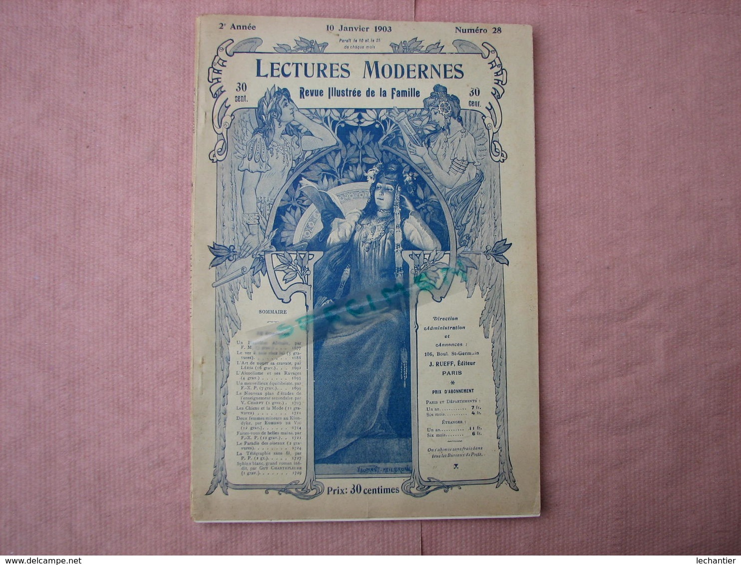 A Jeanne D'ARC H. Genin Paris  Fleurs Artficielles Et Plantes Stérilisées. Fourn. Et Orfevrerie RELIGIEUSES. - Religion & Esotérisme