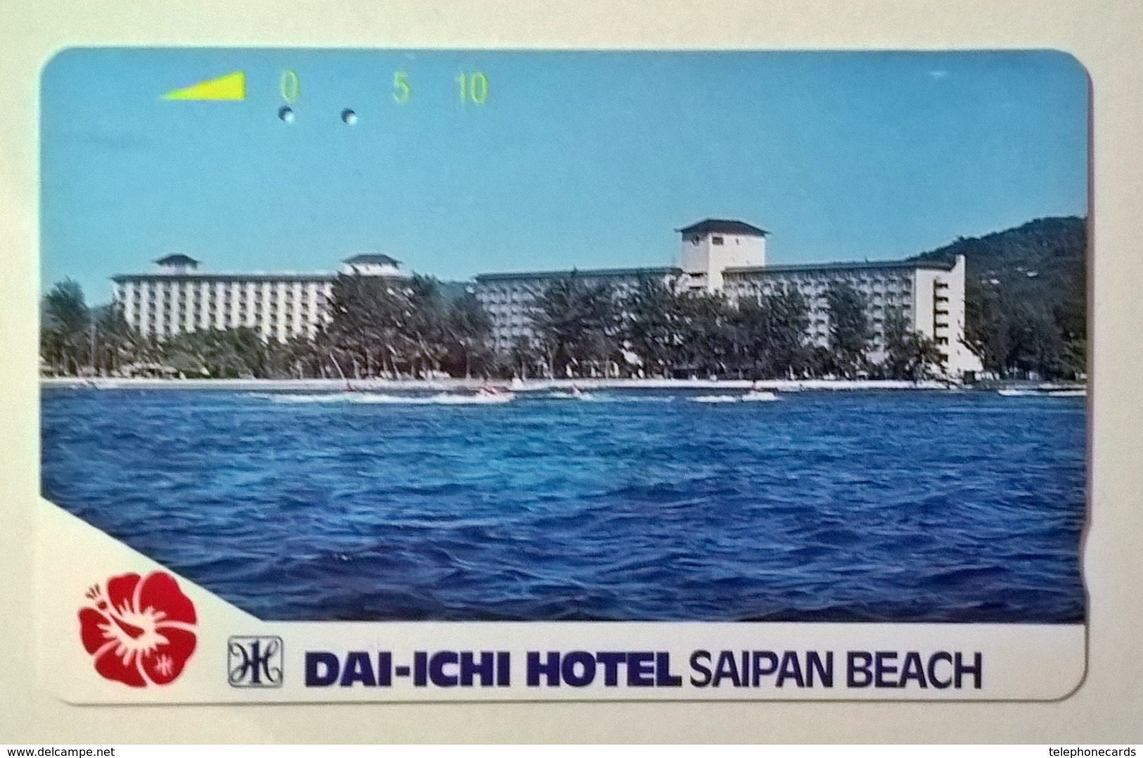 SAIPAN___Dai-Ichi-Hotel Saipan Beach___Tamura Magnetic Card___RRR - Mariannes