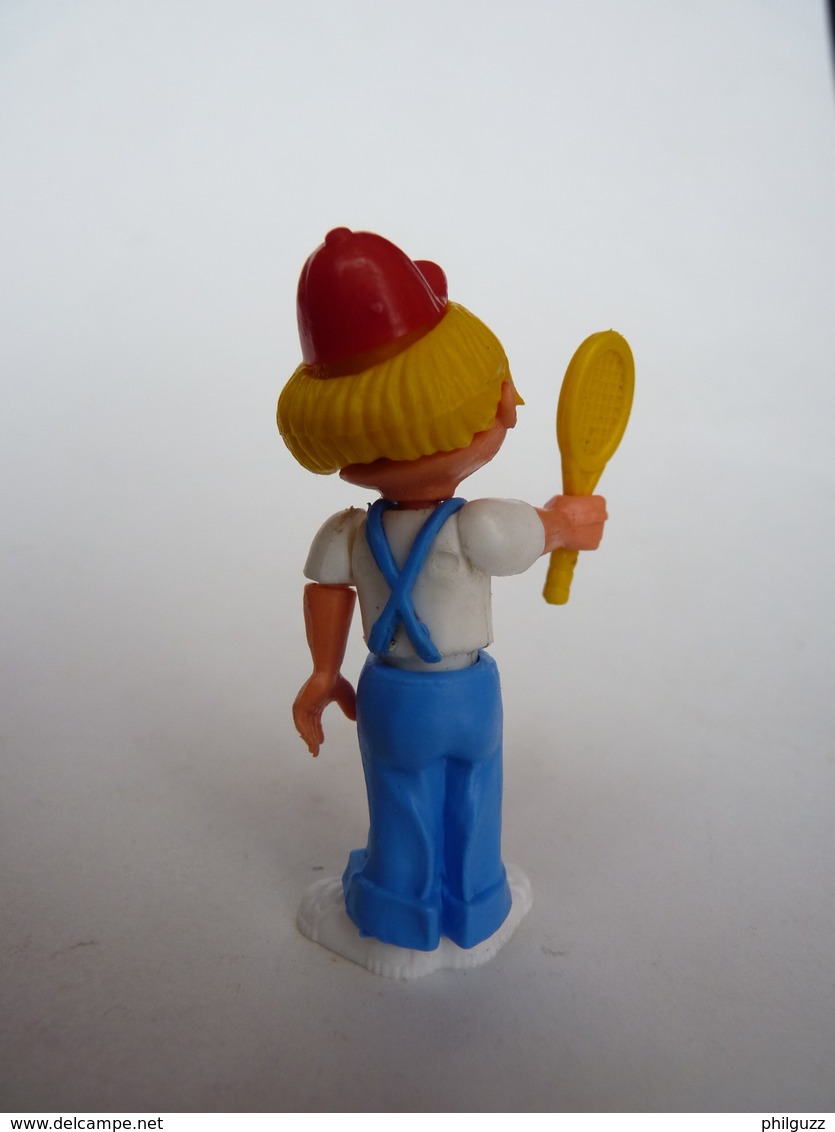 FIGURINE GIODI RAQUETTE TENNIS 04 KINDER MONTABLE 1986 (2) - Mountables