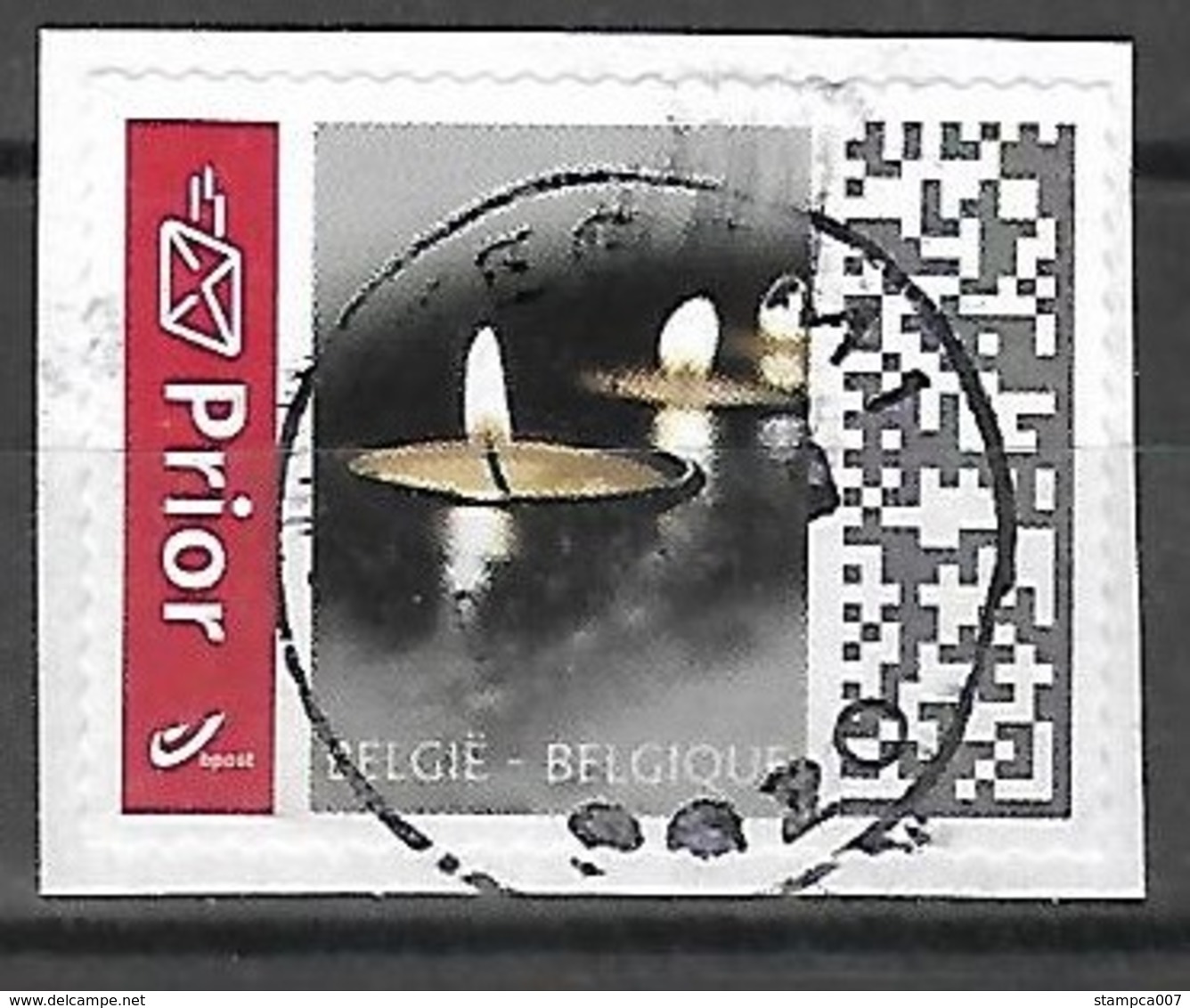 2019 Rouw Zegel Deuil Mourning - Centrale Stempel - Oblitérés