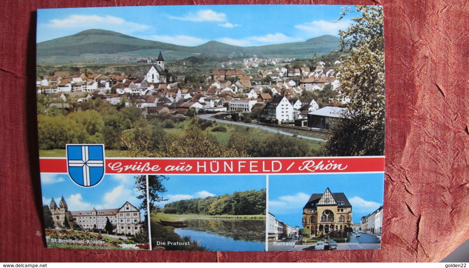 Grüsse Aus HÜNFELD/ Rhön. Multivues. St Bonifatius Kloster, Die Praforst, Rathaus - Hünfeld