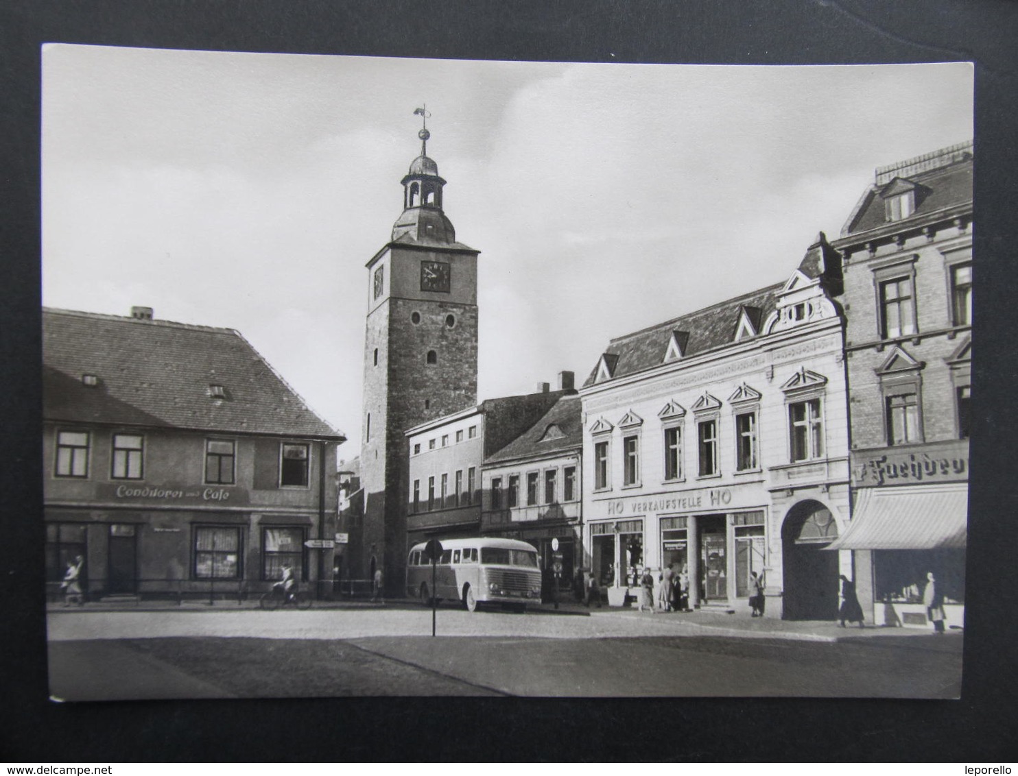 AK SCHÖNEBECK / Elbe Platz M. Bus Autobus Ca.1960 ///  D*36652 - Schoenebeck (Elbe)