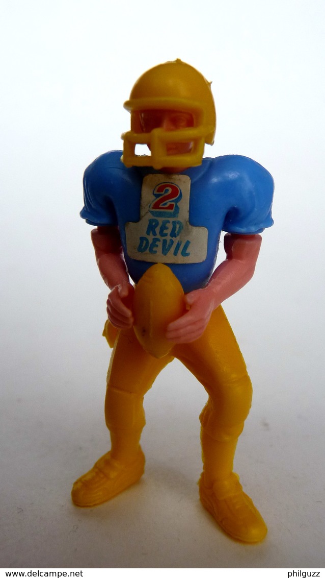 FIGURINE KINDER MONTABLE FOOTBALLEUR AMERICAIN N°2 RED DEVIL 80's - Montables