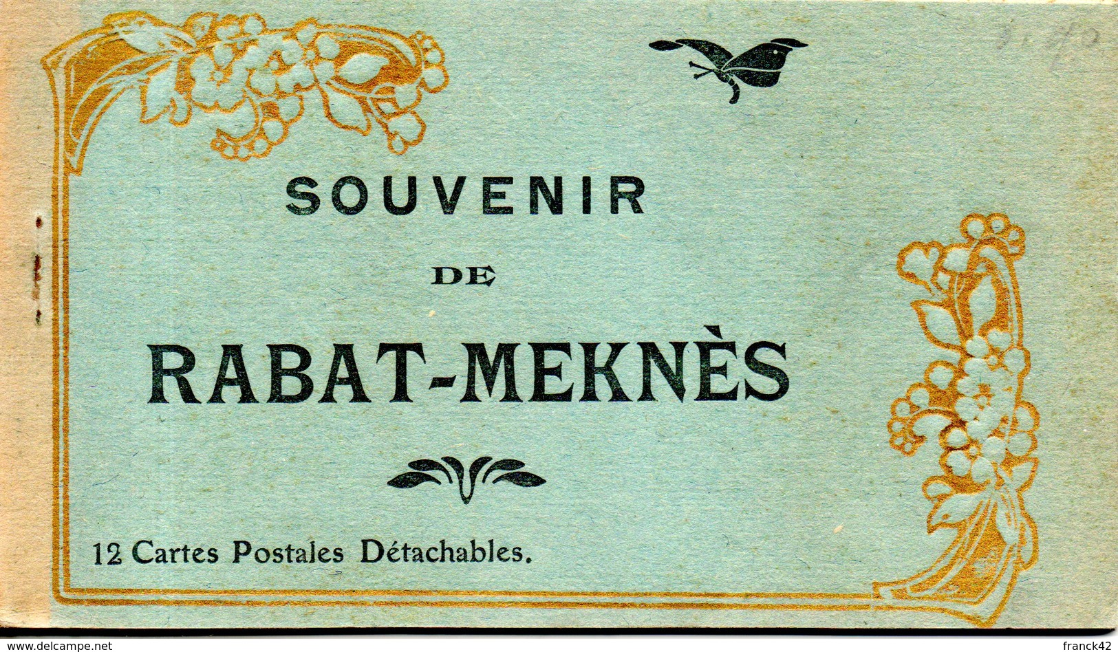 Maroc. Carnet De 12 Cartes. Souvenir De Rabat-meknes - Rabat