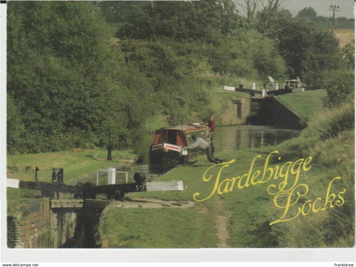 Postcard - Tardebigge Flight Of 36 Lockes - Worcester And Birmingham Canal  - Used Has 13p Stamp But Never Posted VG - Unclassified