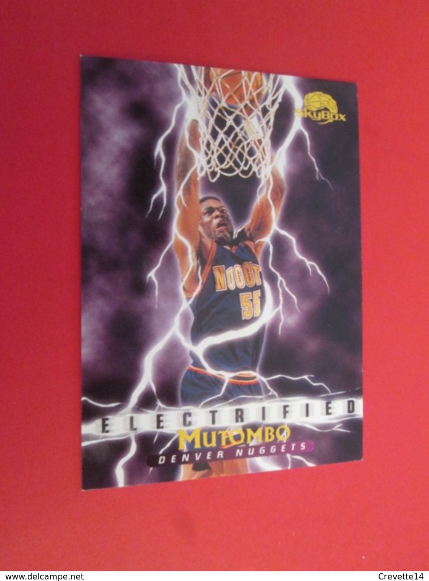 1201-1225 : TRADING CARD BASKET SKYBOX NBA : N°282 DIKEMBE MUTOMBO - Autres & Non Classés